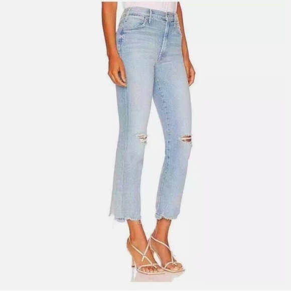 MOTHER The Hustler Ankle Chew Jeans size 32 - Picture 3 of 13